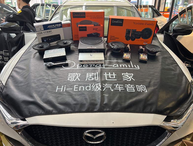 馬自達(dá)CX-4改裝歌劇世家音響 前后7單元品經(jīng)典靚聲